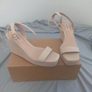 Platformed Wedge Sandals